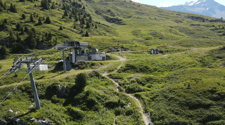 Arrivée Vallorcine - été