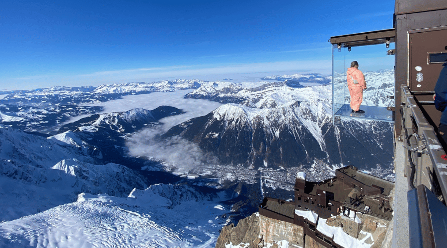 Terrasses Aiguille du Midi